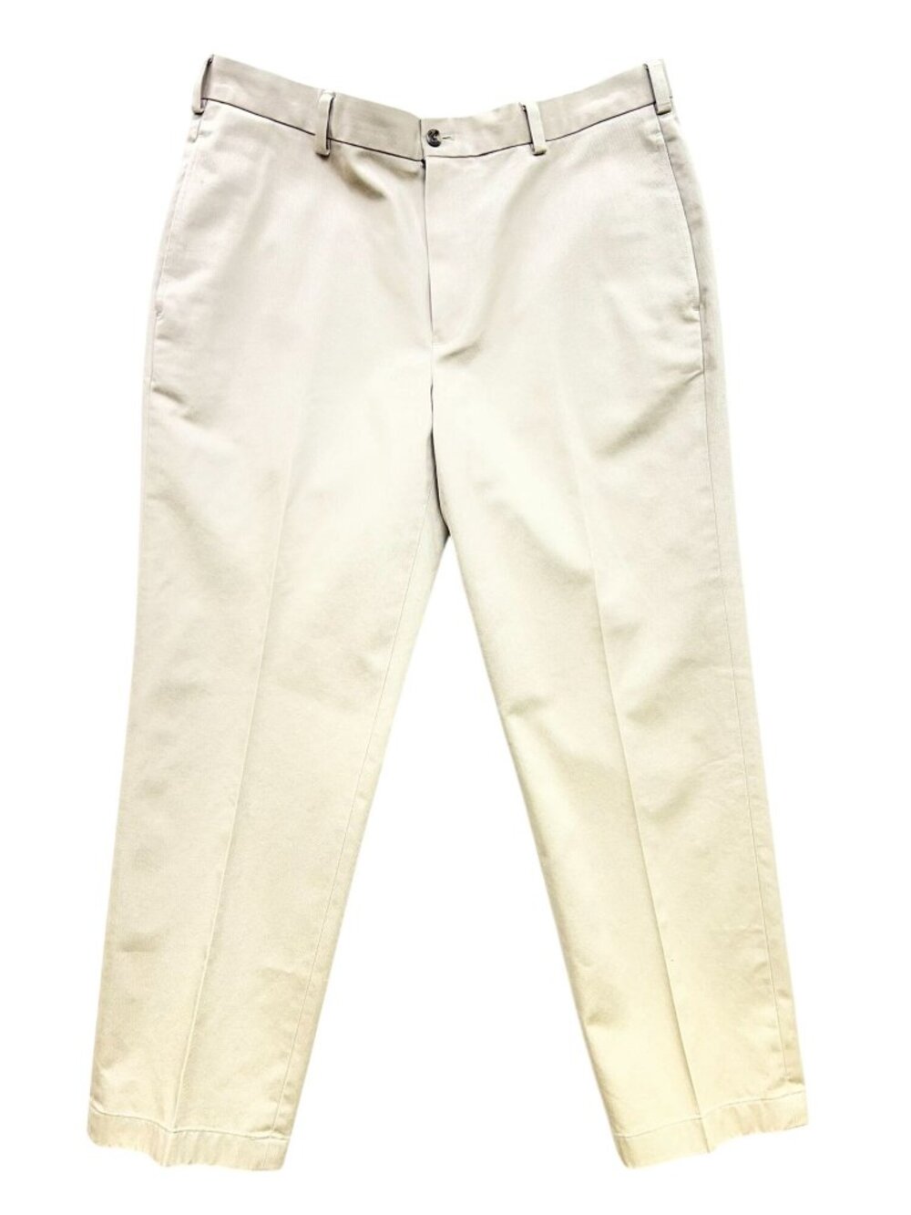 Brooks Brothers Mens 346 Clark Advantage Chino Pants 36x30 Beige Tailored Formal